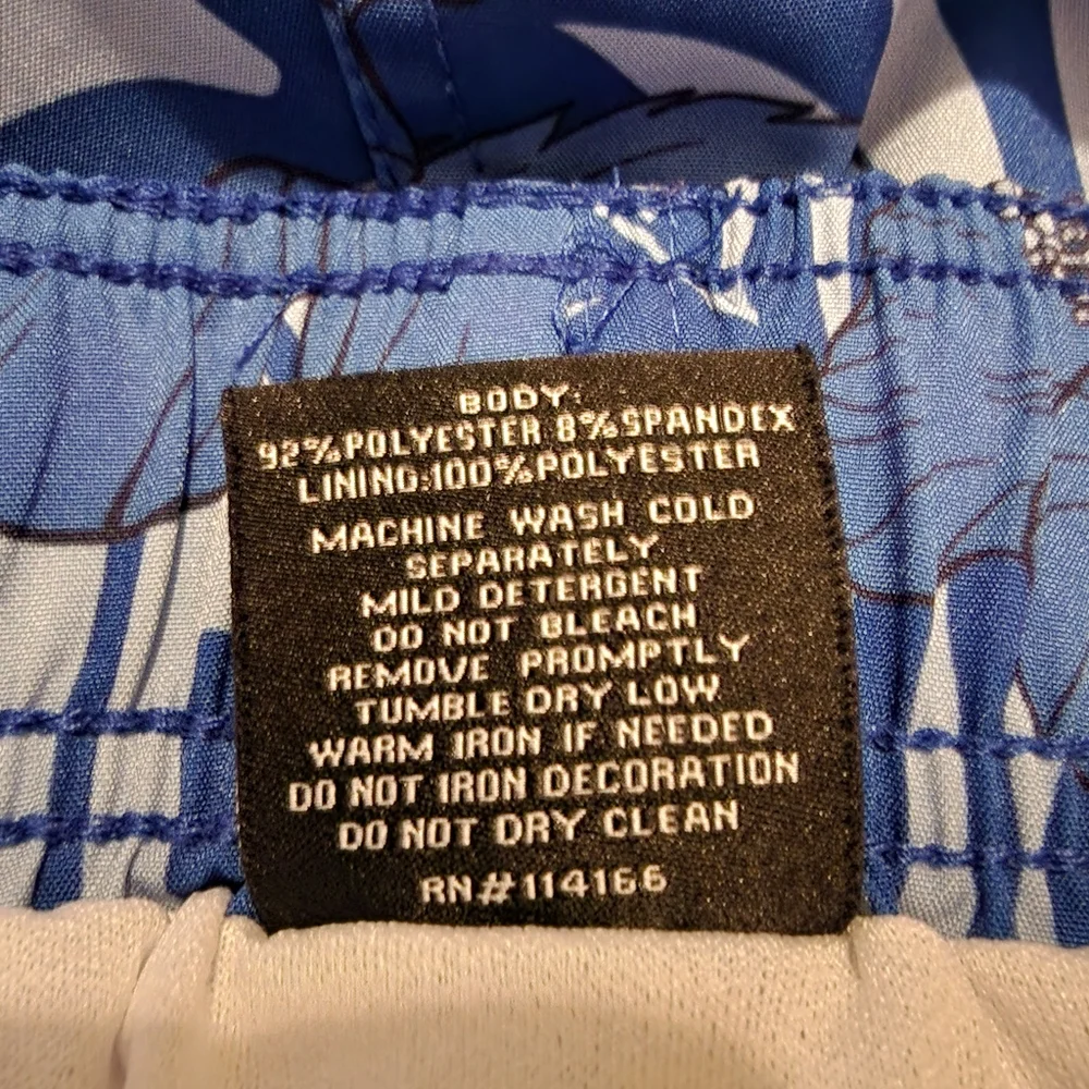 Colosseum Blue‎ Floral UK Swim Trunks Size 3xl